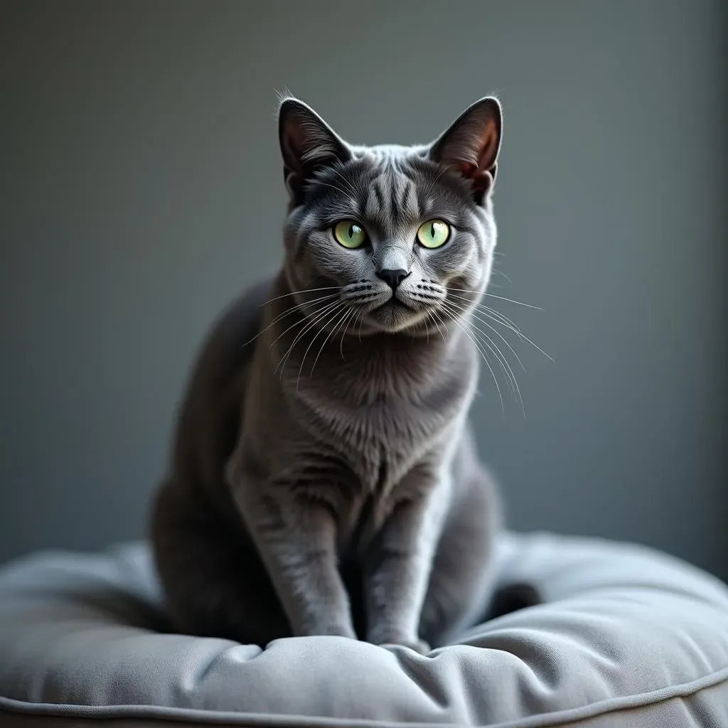 ロシアンブルーってどんな猫?魅力と飼育のポイント