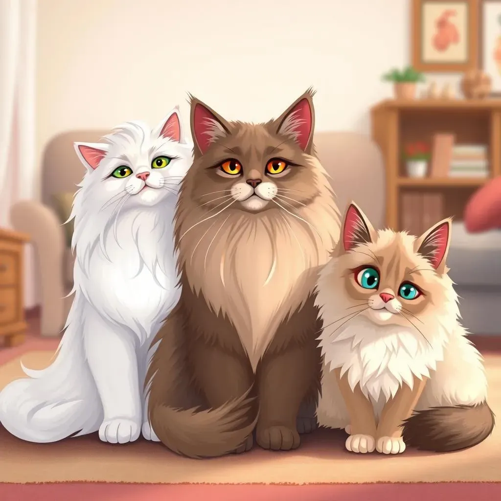人気の長毛猫種:ペルシャ、メインクーン、ラグドール…それぞれの魅力と特徴