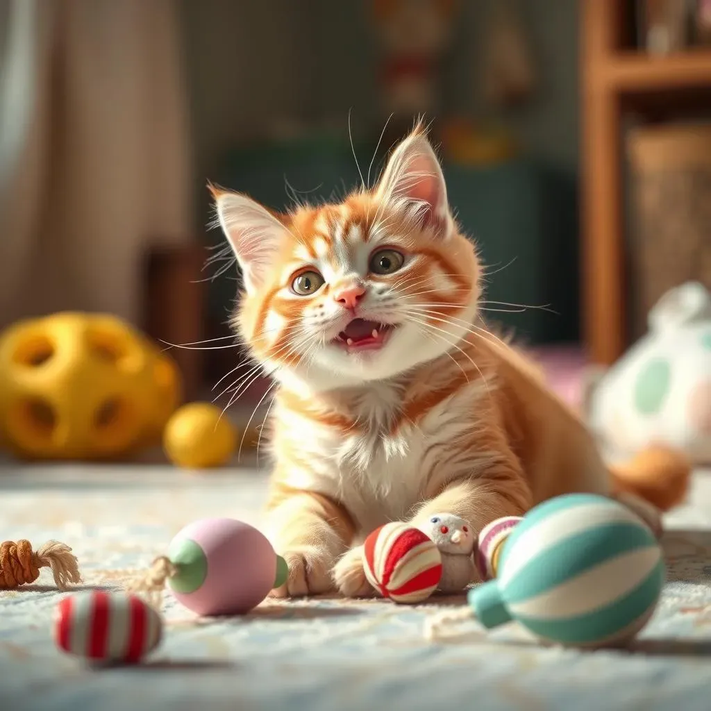 猫と安全なおもちゃ：遊び方と注意点、適切な管理